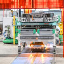 Renault assembly plant battery station