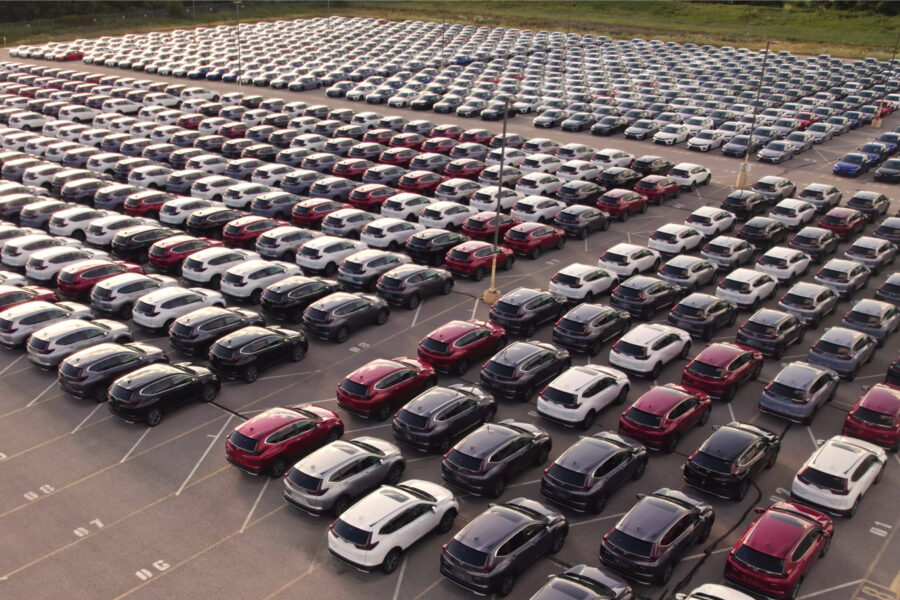 Ev parking lot