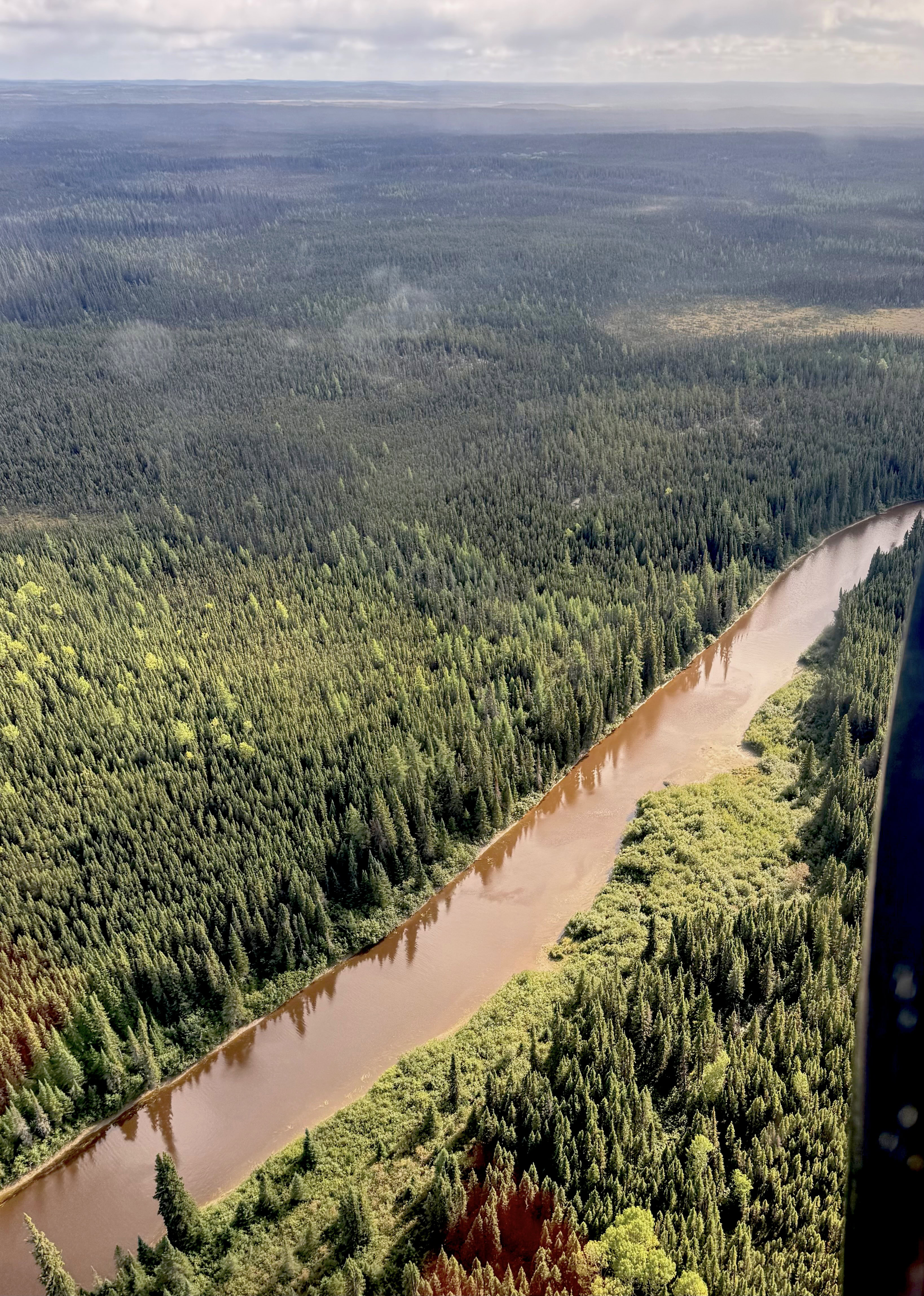 Cisco project site and river to be crossed