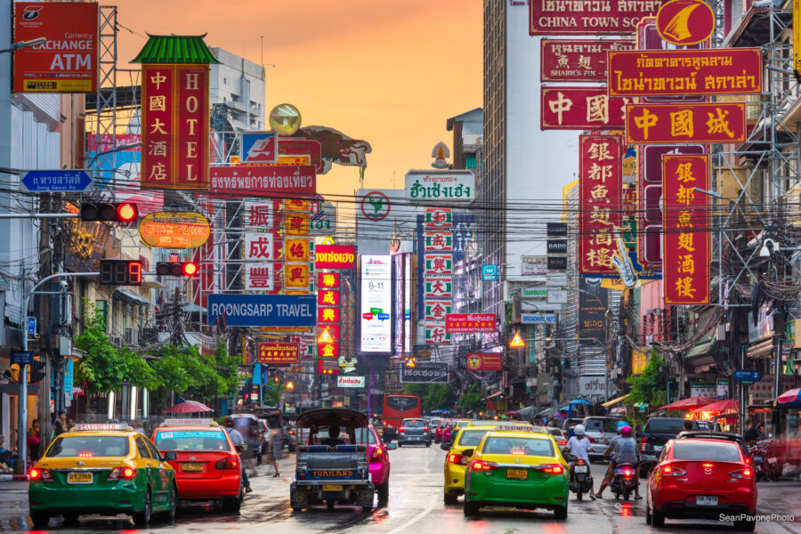 Bangkok chinatown traffic seanpavonephoto adobestock