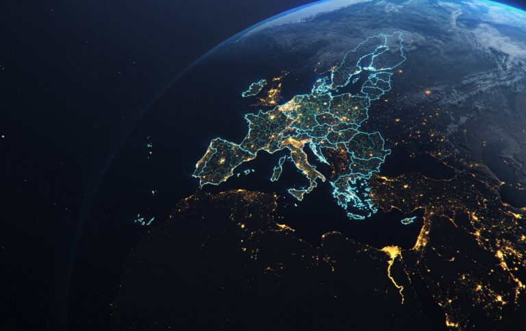 Europe satellite eu lights electrification