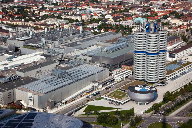 Bmw headquarters and plant at munich