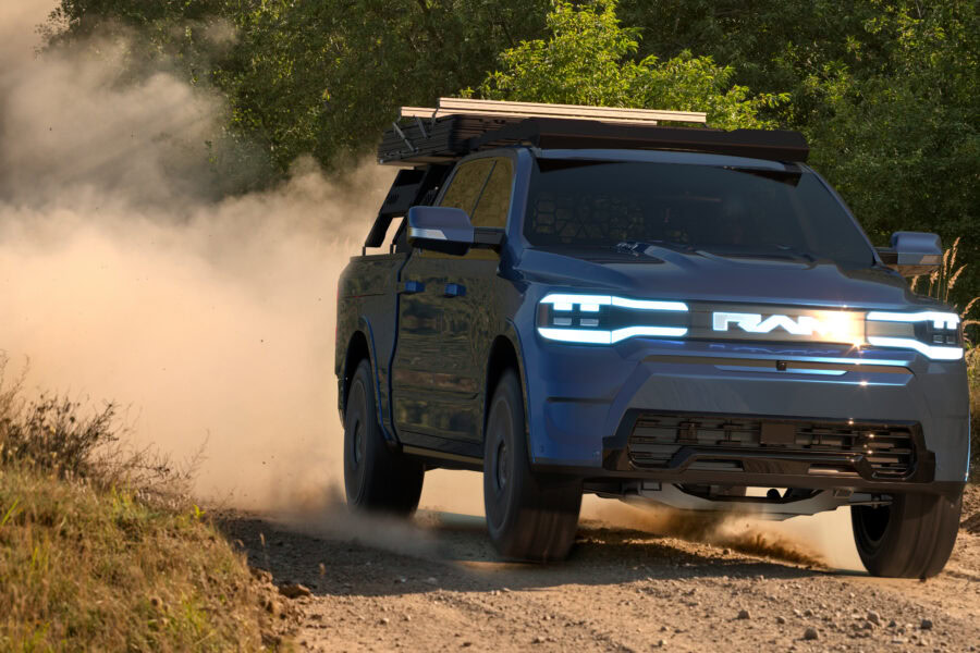 Ram 1500 Rev: Pickup mit rekordverdächtiger Batteriekapazität und Reichweite.