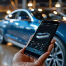 Online car bidding website app interface