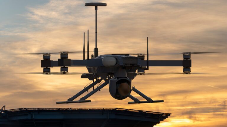 Military drone naval