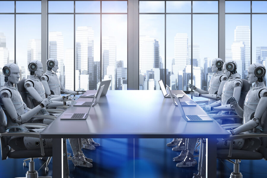 Robots boardroom