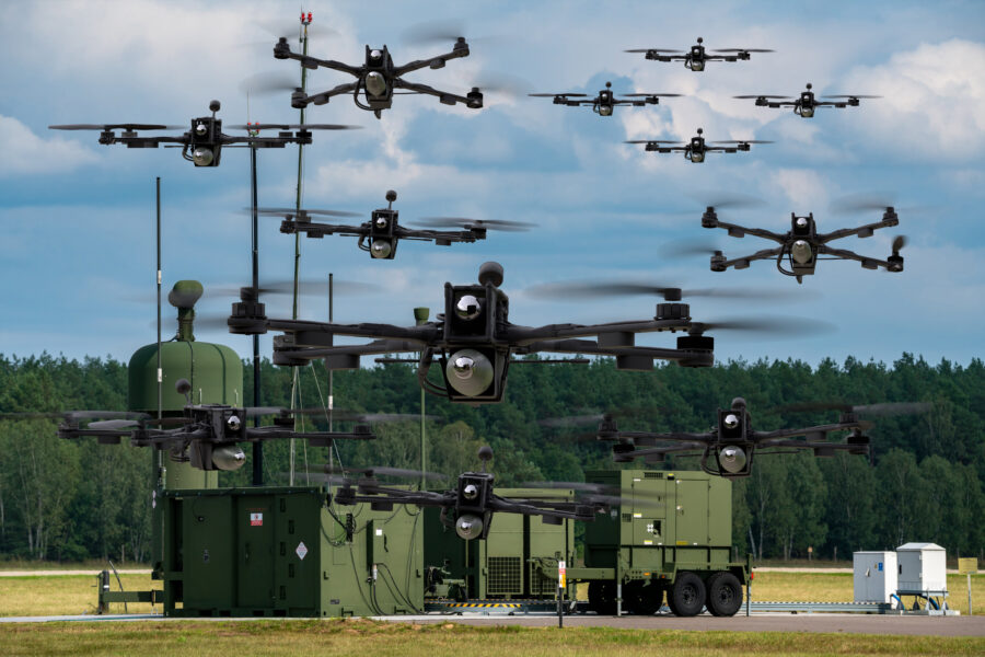 Drone swarm